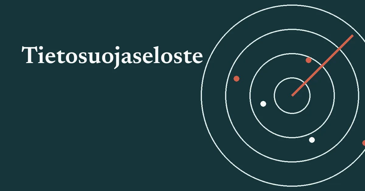 Tietosuojaseloste